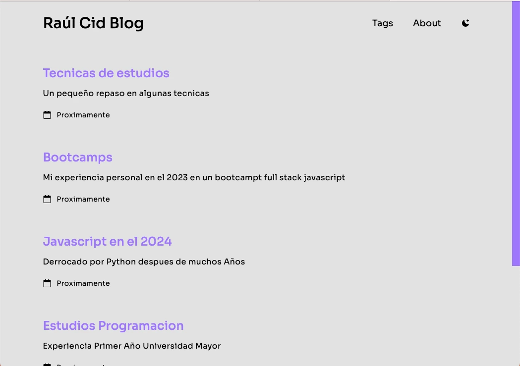 Proyecto blog